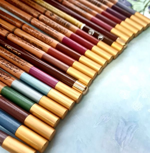 27 Pencil PINK-BROWN WITH MOTHER OF PEARL with antimony for make-up of eyes and lips + sharpener 27 Pencil PINK-BROWN WITH MOTHER OF PEARL with antimony for make-up of eyes and lips + sharpener